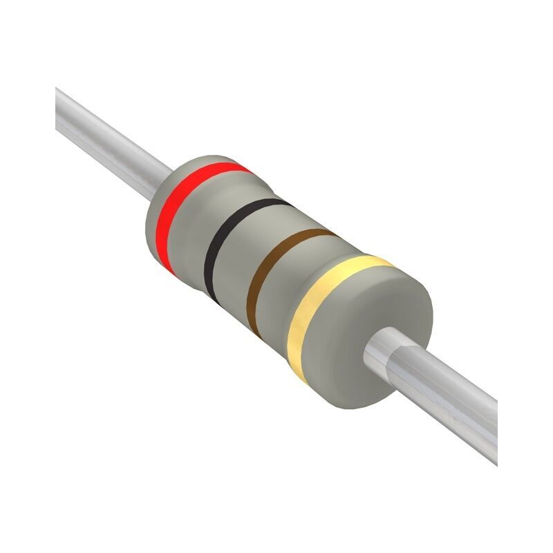 200 KOhm 3W Metal Film Resistor (LOT OF 10)