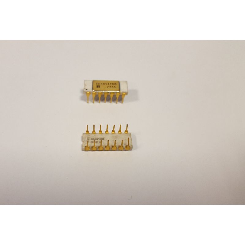 IH5014CDD INTERSIL INTEGRATED CIRCUIT W/ GOLD TAB + PINS