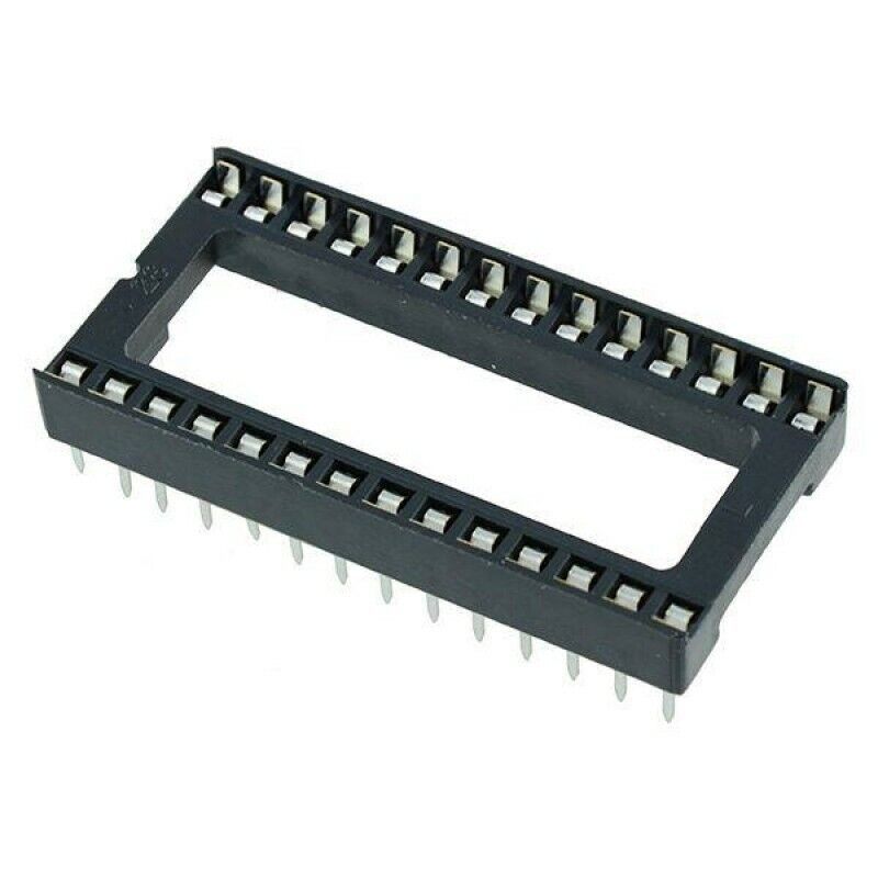 IC SOCKET   28 PIN IC SOCKET DIP-28 15.24mm (wide)