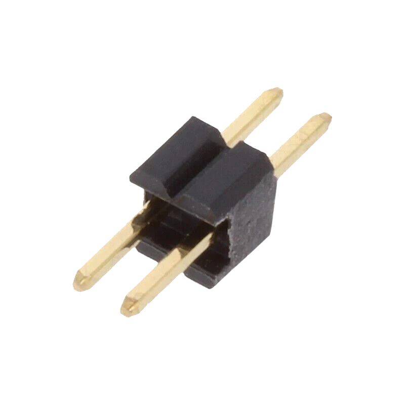 ZL319-2P Pin header; pin strips; male; PIN: 2; straight; 1.27mm; THT; 1x2 (X5)