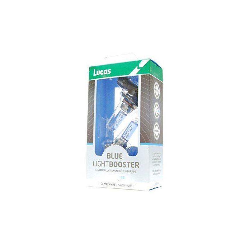 LUCAS-ELTA Lucas LLX9005BLX2 Hb3 Lightning Bulb, Set of 2, Blue