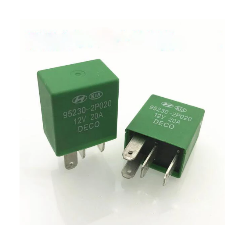 724 - Hyundai Kia (00-15) 4-Pin Multi-Use Black Relay Deco 95230-2P020 12V 20A