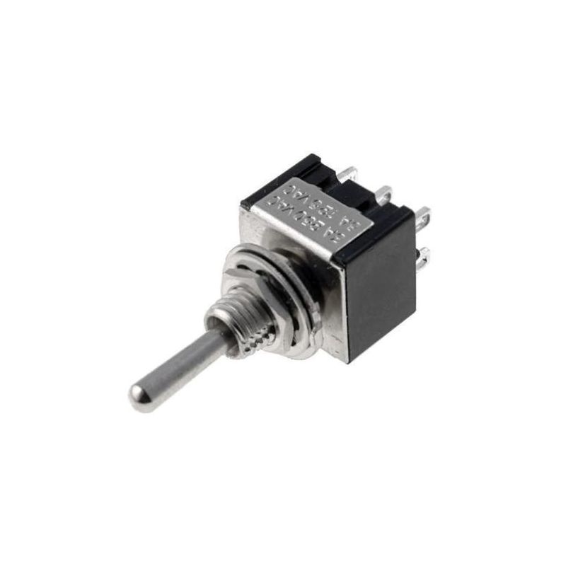 TSM203A1 Switch toggle 3-position DP3T ON-OFF-ON 3A/250VAC -25÷85°C NINIGI