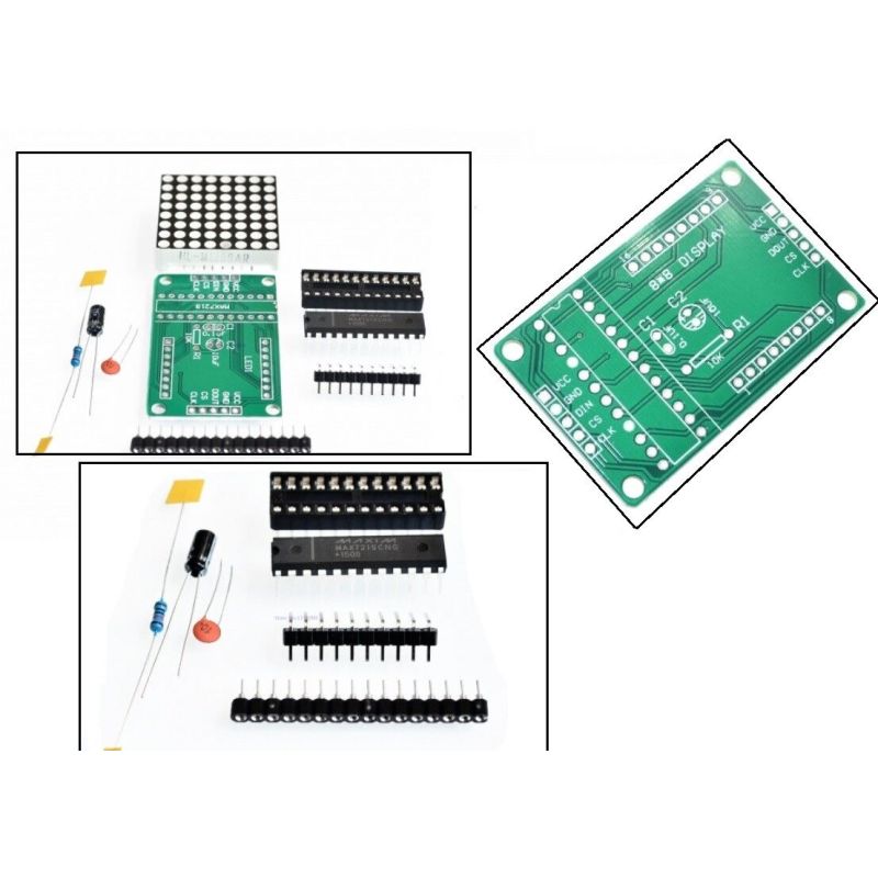 1pcs MAX7219 Dot Matrix Module MCU control Display Module DIY Kit NEW UK NE0097