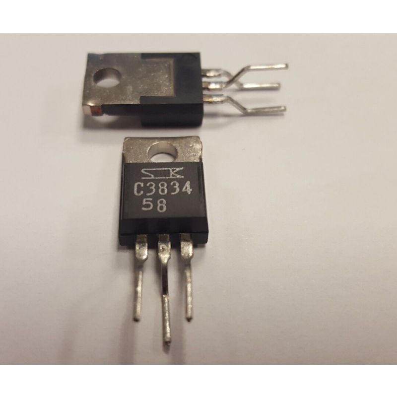 2SC3834 ORIGINAL SANKEN TRANSISTOR TO-220 C3834  (LOT OF 25)