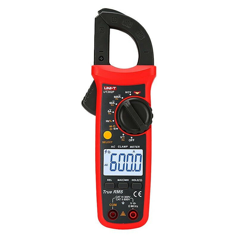 UT202F Digital Clamp Meter AC DC Amperometric Frequency Voltage Tester UT202F UT