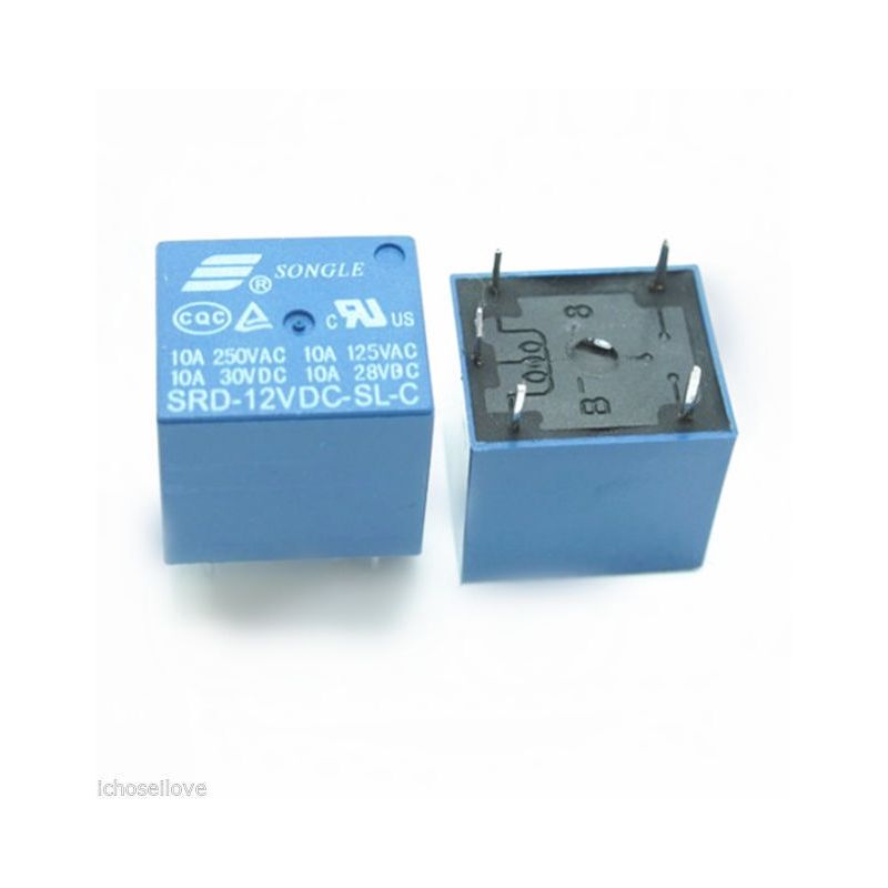 SRD-12VDC-SL-C SONGLE Triggered Time Timer Delay Power Relay