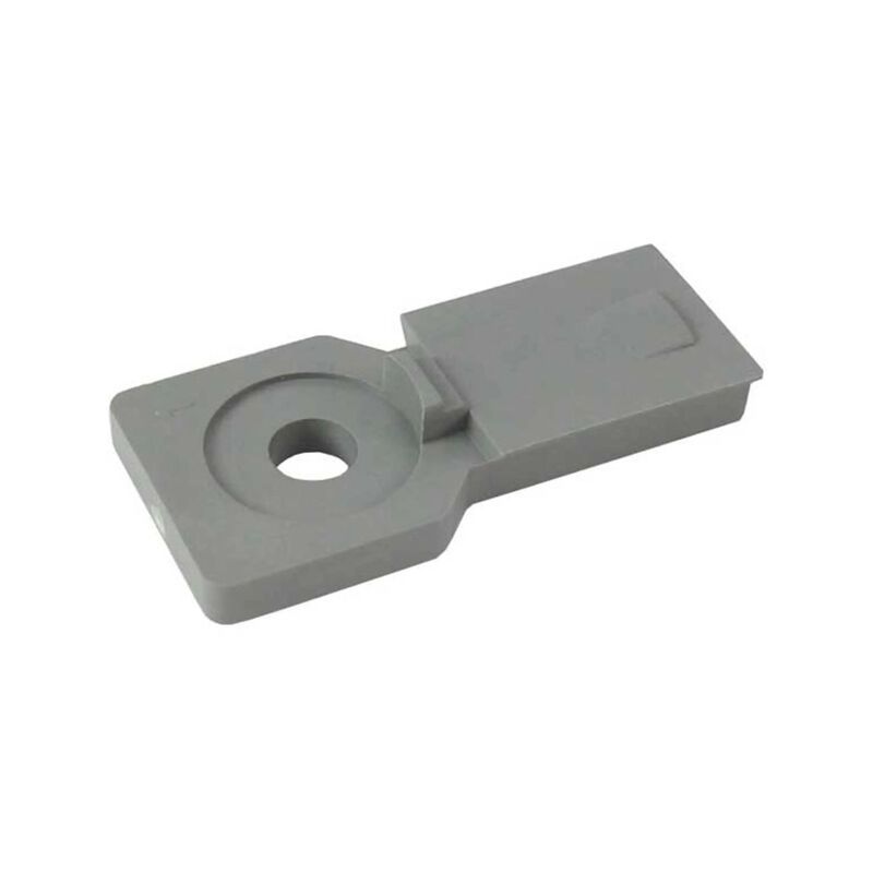 1011-027-0805 CLIP, PA66, GRY, 5.08MM HOLE, ST