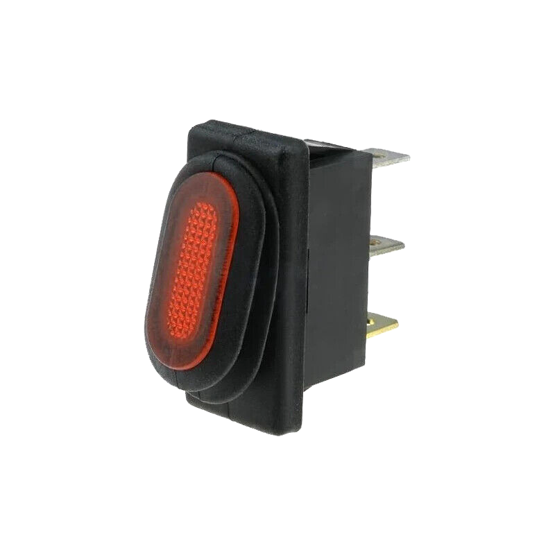 R13-70B8-01-R ROCKER; SPST; Pos: 2; ON-OFF; 10A/250VAC; red; IP65; neon lamp; 50