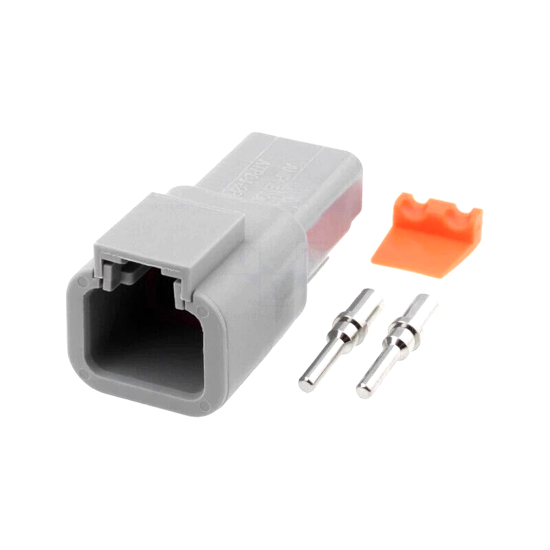 ATP04-2P-KIT01 Connector: wire-wire; ATP; male; plug; for cable; PIN: 2; IP67; 2