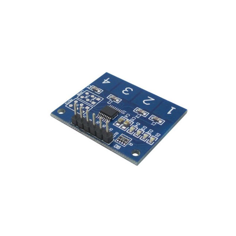1PCS Digital TTP224 4 Channel Touch Sensor Module Capacitive Touch Switch Button