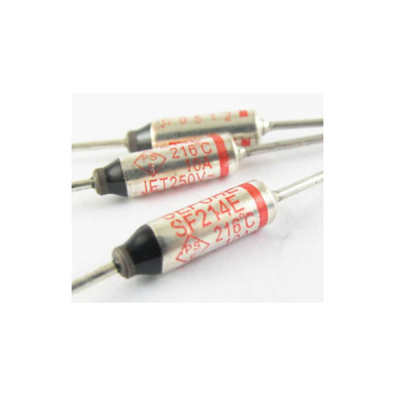 SF214E SEFUSE Cut Off NEC Thermal Fuse 216 Celsius Degree 10A 250V