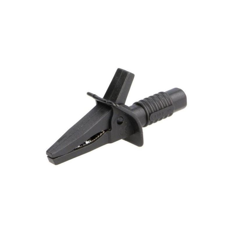 FCR7940 Crocodile clip 10A black max.25mm Connection4mm socket CLIFF