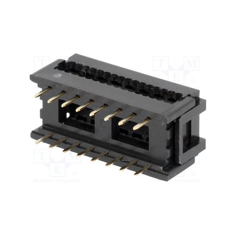 AWDIL/R-16P Plug - IDC - male - PIN:16  for ribbon cable; 1.27mm