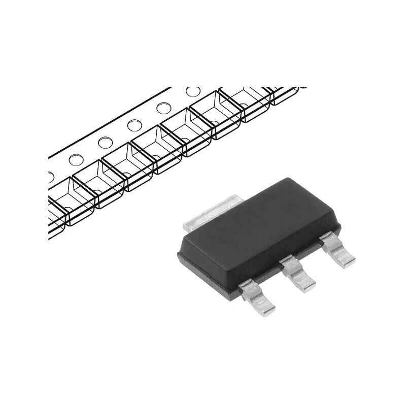 BTA201W-800E.115 Triac; 800V; 1A; SOT223; Igt: 10mA; Ifsm: 13.7A; 3Q,Hi-Com