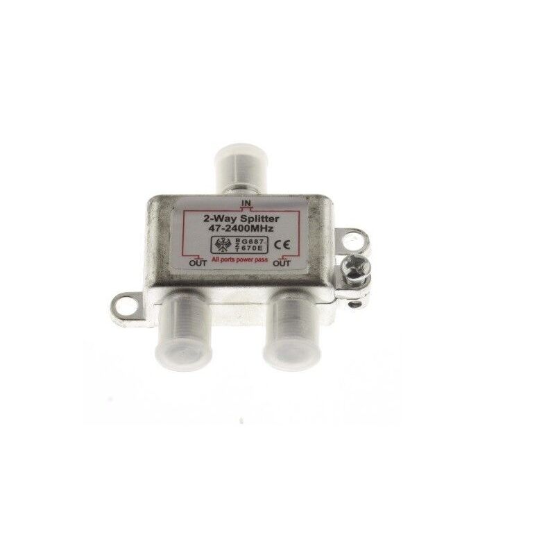 SAT Splitter 2-Way 47-2400MHz SATSP2WAY 'IMAGE FOR REF''