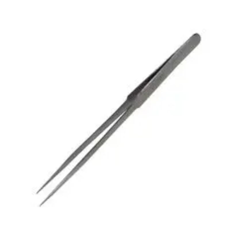 TW5352 Precision Long Nose Smooth Tweezer, 200mm Stainless Steel