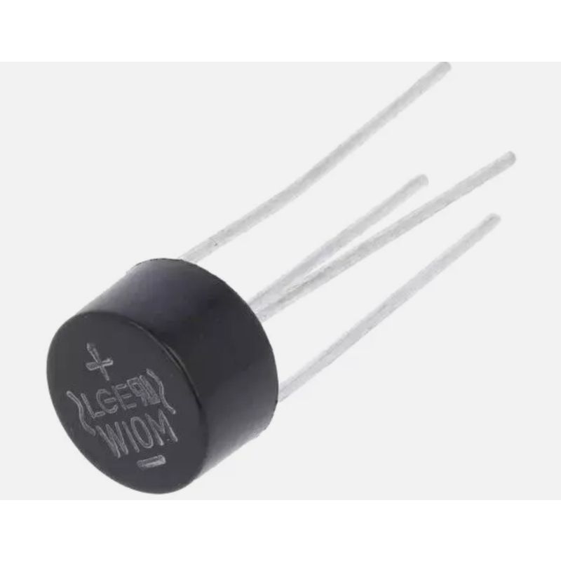 W10M Bridge rectifier: single-phase; Urmax: 1kV; If: 1.5A; Ifsm: 50A (X 2) 'UK'