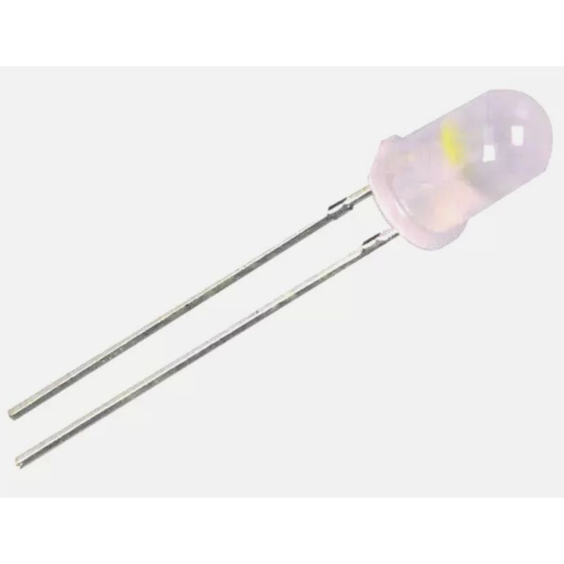 OSW5DP5A32A-6.8HZ LED; 5mm; white cold; 2180÷3000mcd; 30°; Front: convex; 3÷5VDC