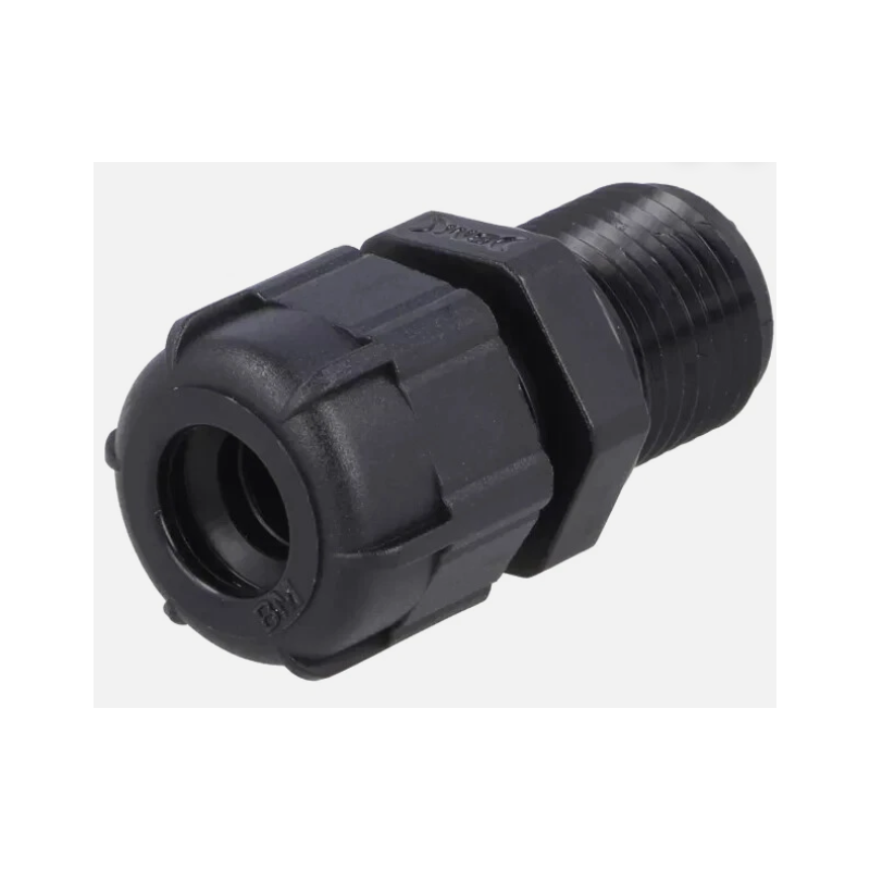  BM4009LN Cable gland; with long thread; PG9; IP68; polyamide; black