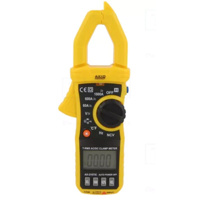 AX-215TIC Meter: multifunction; digital,pincers type; LCD; Øcable: 47mm