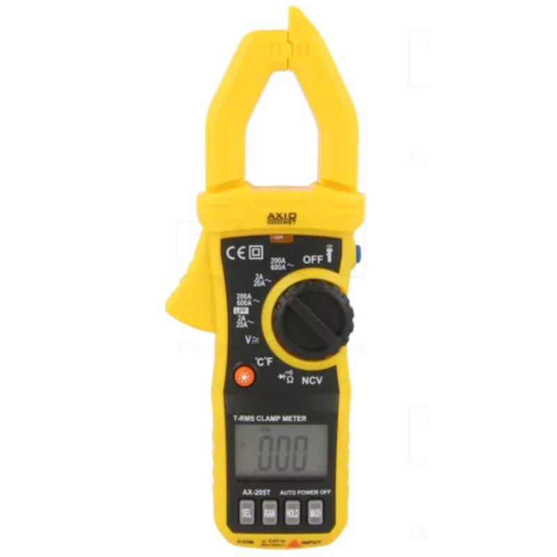 AX-205T Meter: multifunction; digital,pincers type; LCD; (1999); True RMS