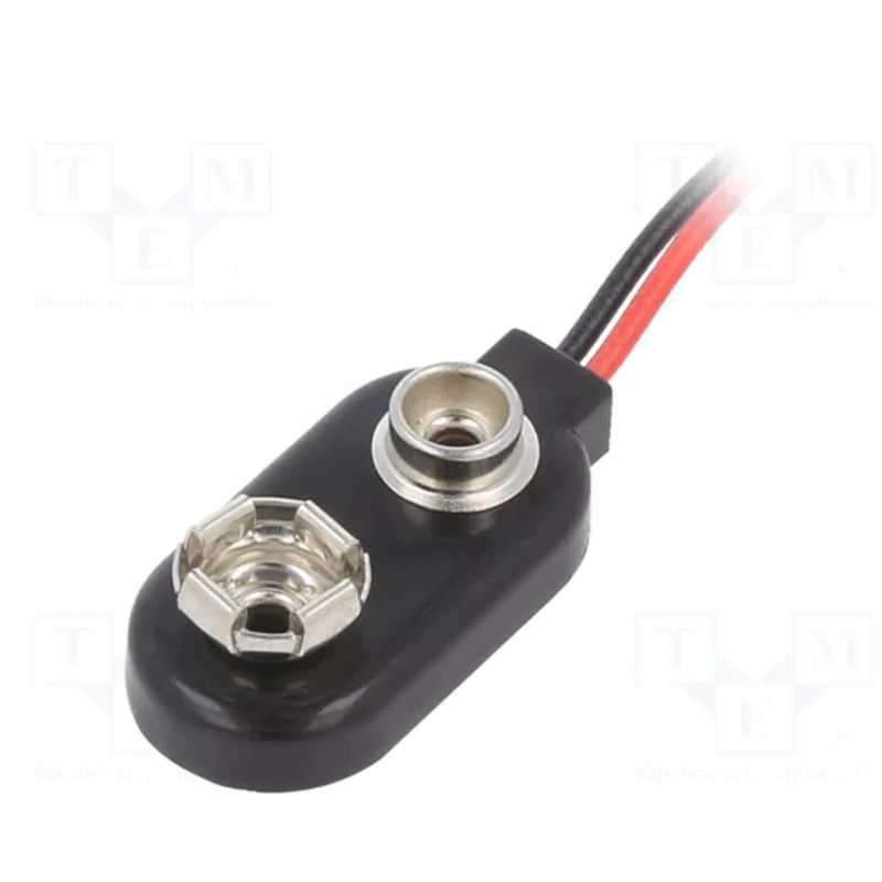 2240 6F22 / 6LR61 Battery Connector with 200mm Cable