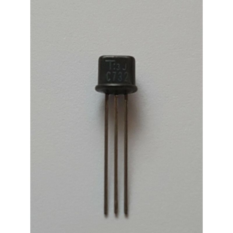 2SC732 TOSHIBA TRANSISTOR ''V' TRANSISTOR TO92 NPN EPITAXIAL TYPE (LOW NOISE AUDIO AMPLIFIER APPLICATIONS) (1K LOT)
