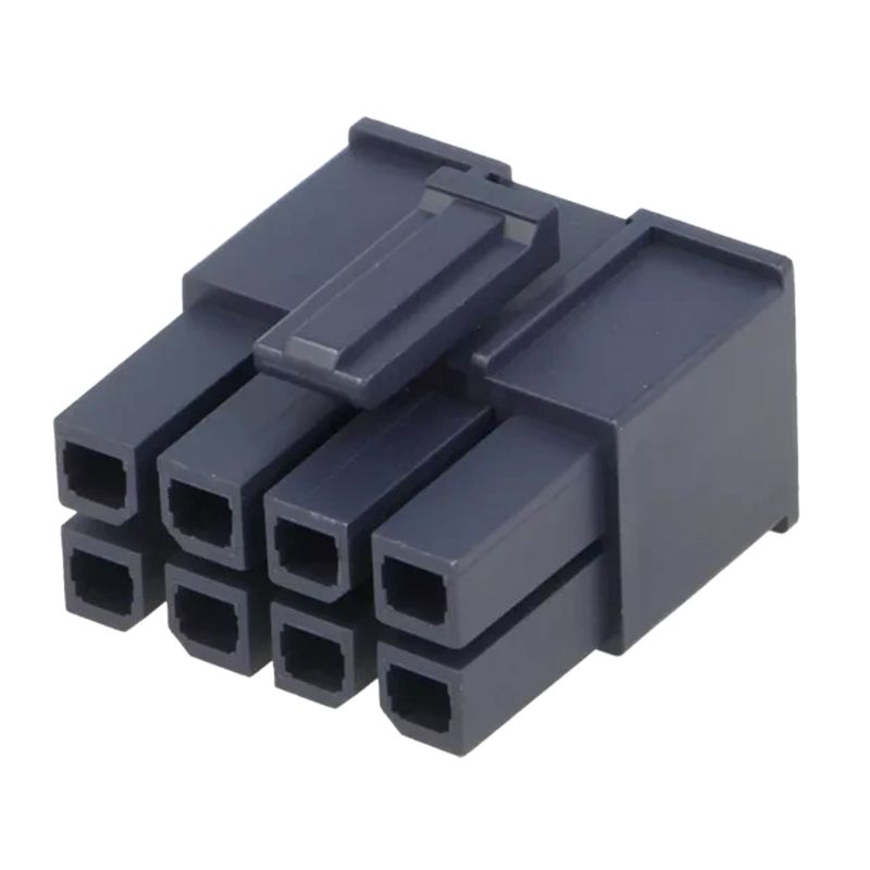 MX-170001-0108 Mega-Fit 8-Pin Female Wire-to-Board Straight Plug