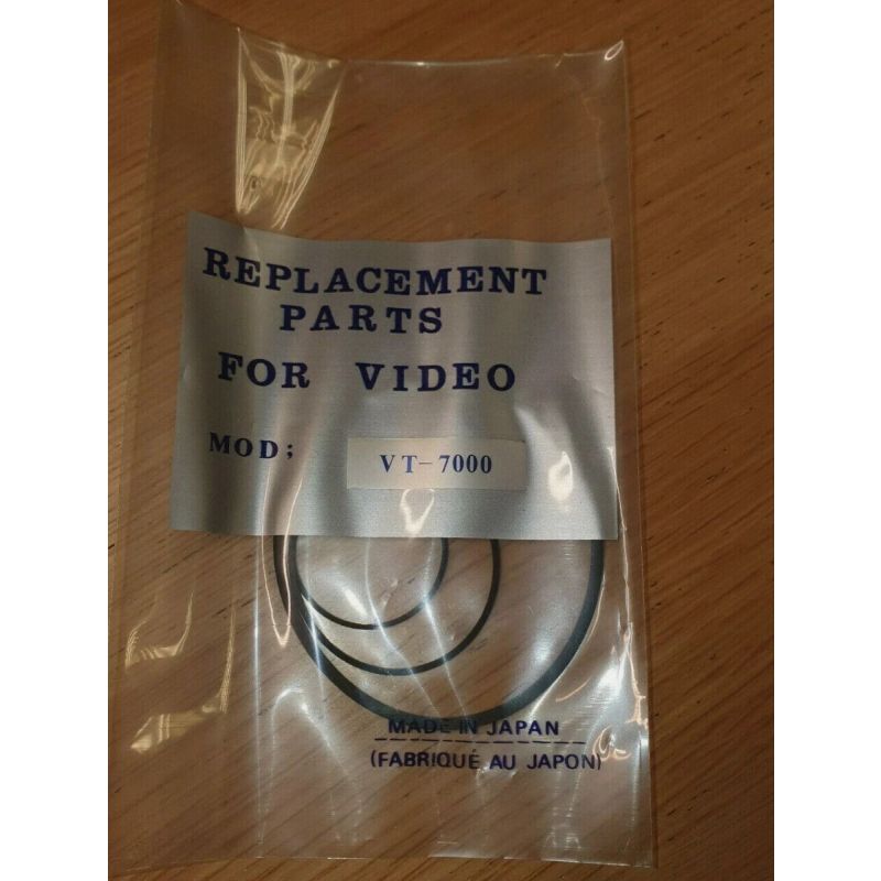 VT-7000 VIDEO BELT KIT FOR HITACHI 3 BELTS 1 KIT