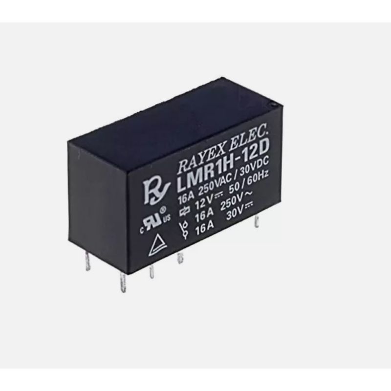 LMR1H-12D Relay electromagnetic SPDT Ucoil12VDC 16A/250VAC 16A/30VDC