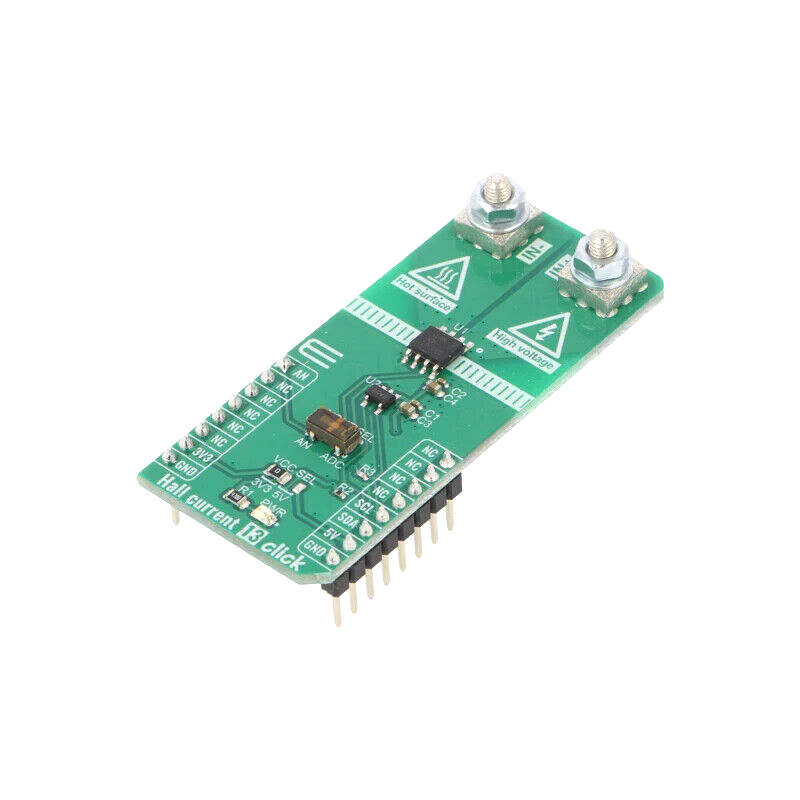 MIKROE-5066 Clic Board ; Ampèremètre; Analogique, I2C; TMCS1107-Q1; Prototype