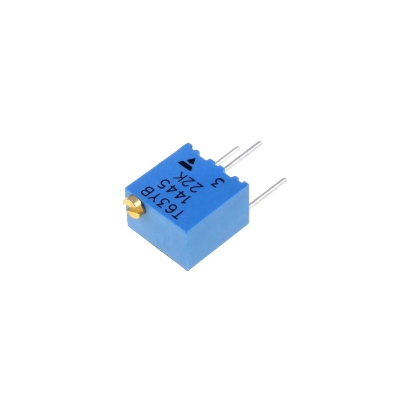 T63YB22K Potentiometer: mounting; 22kΩ; 250mW; No.of mech.turns: 15±5; ±10%