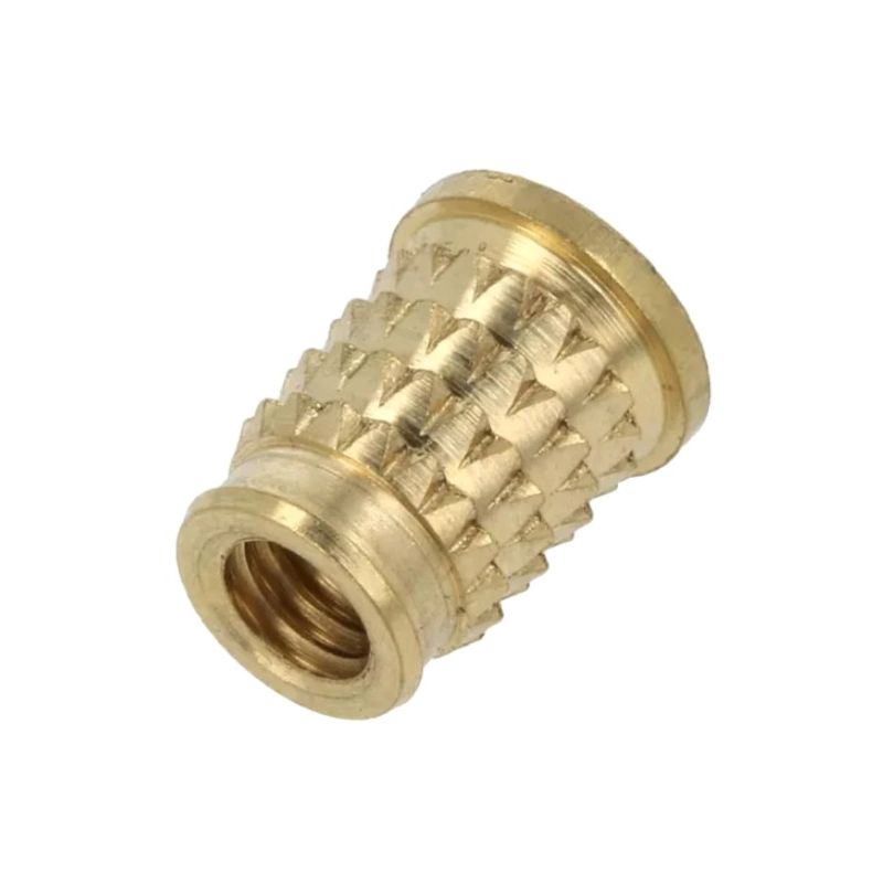 KVT071M4 Brass Threaded Insert, M4, 8.5mm Length, for Plastic