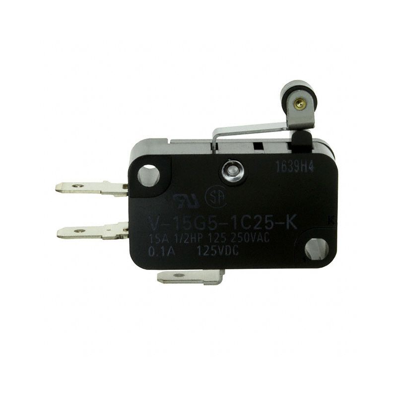 V-15G5-1C25-K SWITCH SNAP ACTION SPDT 15A 250V