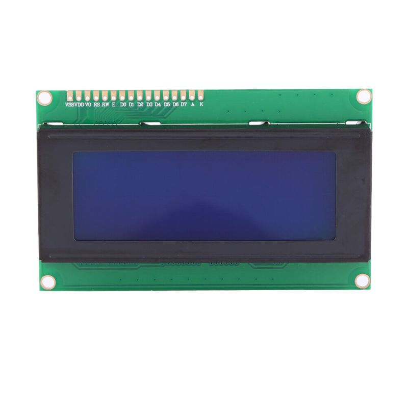 NEW UK LCD Display Blue/Black 2004 20X4 HD44780 Arduino RPi ESP8266 5V NE0018