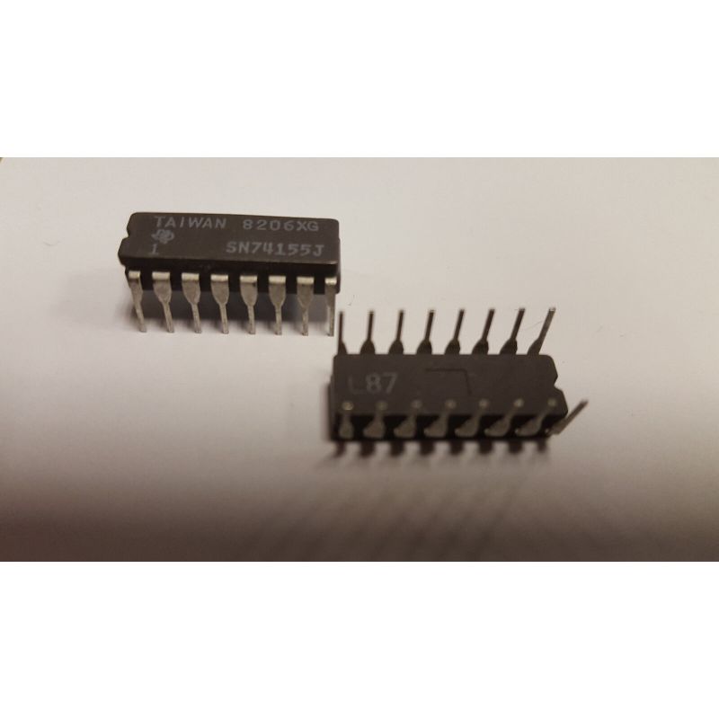 SN74155J INTEGRATED CIRCUIT CDIP-16 74155 (LOT OF 5)