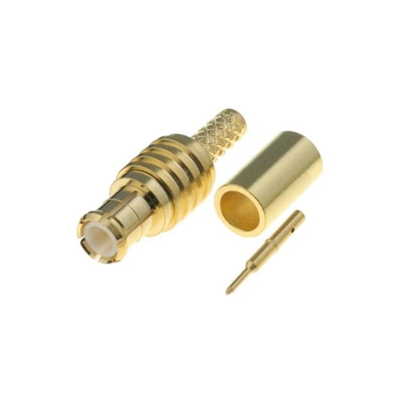 MCX-02 Plug MCX male straight 50Ω RG174RG188RG316 crimped